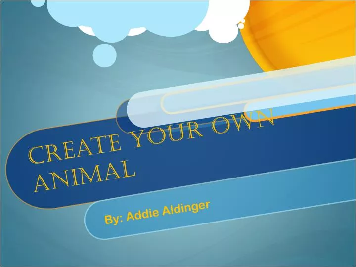 create your own animal n.