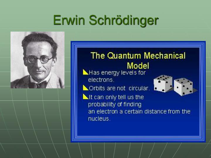 Erwin schrÃ¶dinger atomic theory - tolfgrand