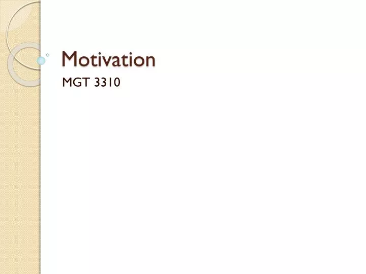 motivation n.
