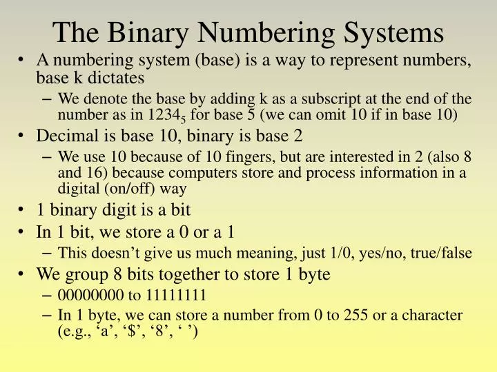 binary number system short essay