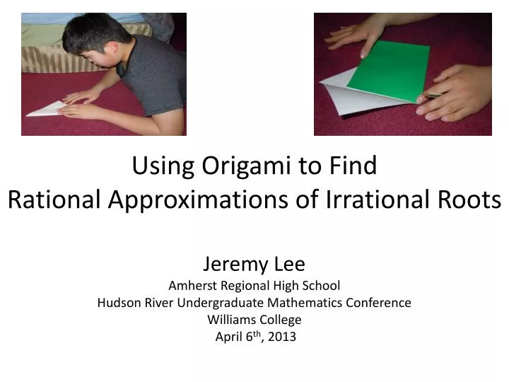 Ppt Origami Instructions Powerpoint Presentation Free