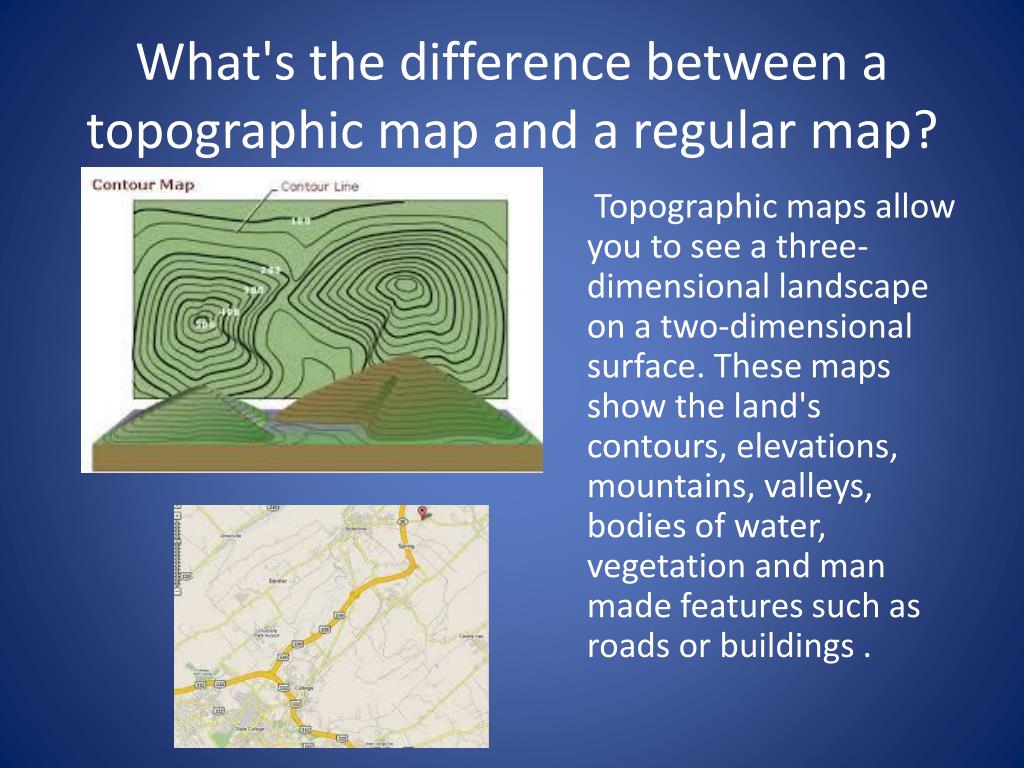 What Are The Features Of A Topographic Map Map Of World