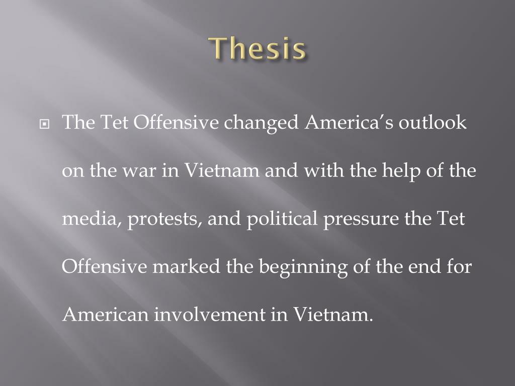 thesis on vietnam war