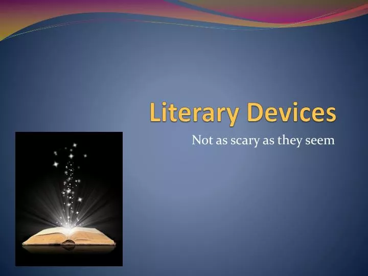 literary devices ppt presentation