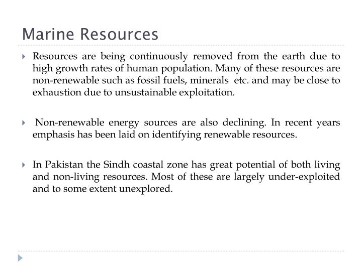 marine resources ppt Marine resoues ppt.
