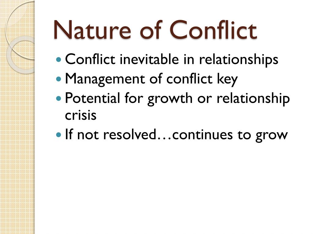 PPT - Nature of Conflict PowerPoint Presentation, free download - ID:2423121