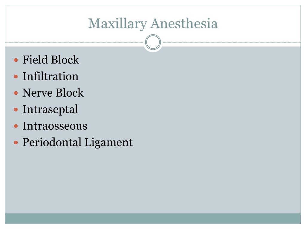 PPT Local Anesthesia PowerPoint Presentation, free download ID2423569