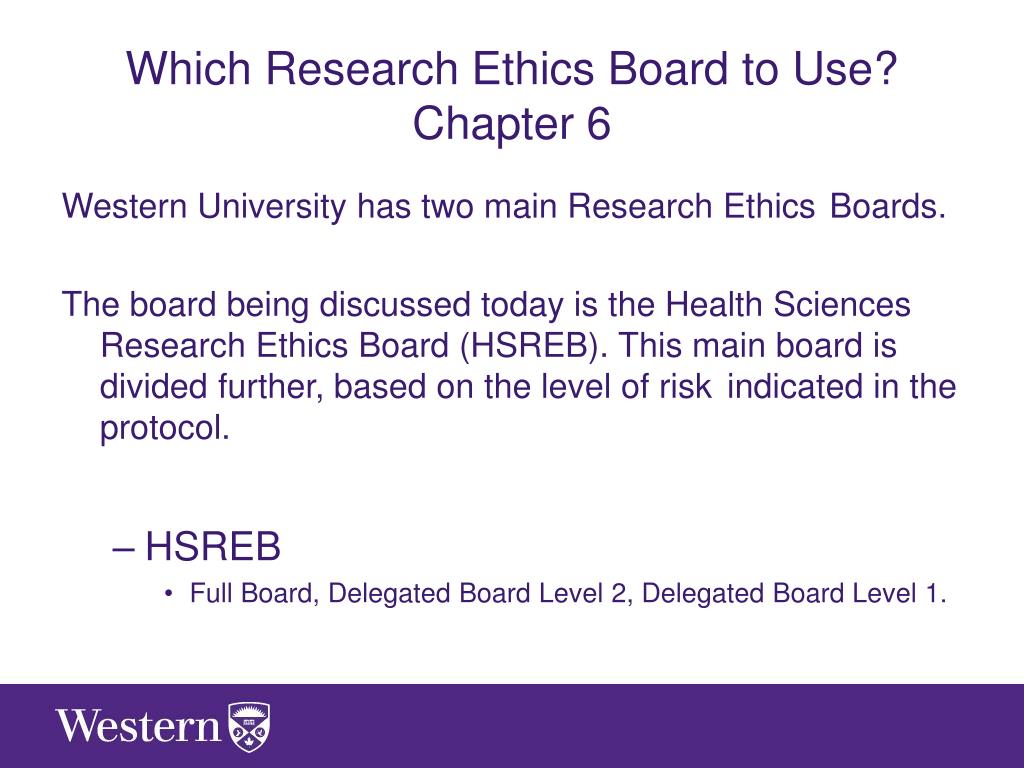 research ethics board phac