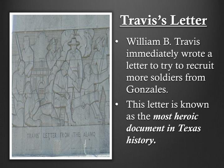 ppt the battle of the alamo chapter 10 1 powerpoint presentation william b travis letter
