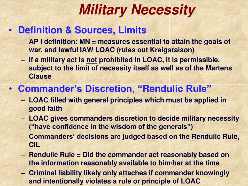 Ppt - Law Of Armed Conflict Powerpoint Presentation, Free Download - Id:2423994