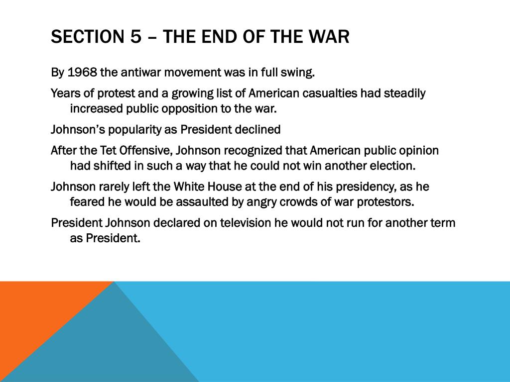 PPT - The Vietnam War and American Society – 1960-1975 PowerPoint ...