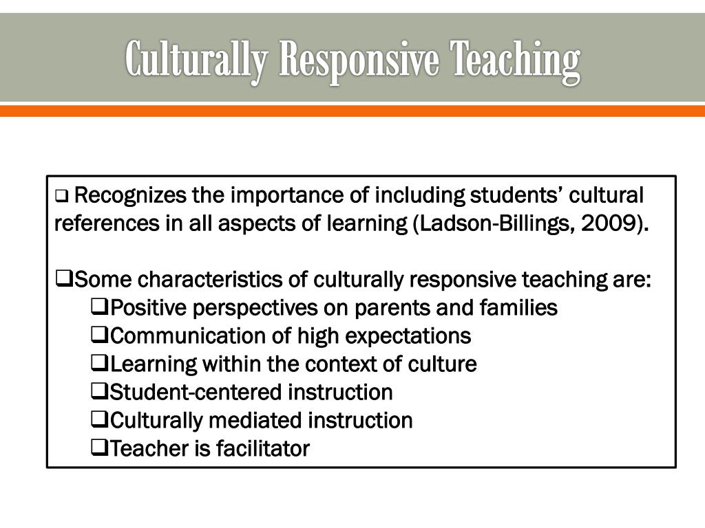 dissertation on culturally responsive teaching