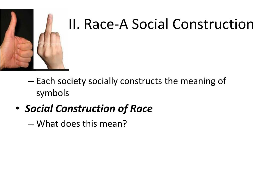 race as a social construction definition
