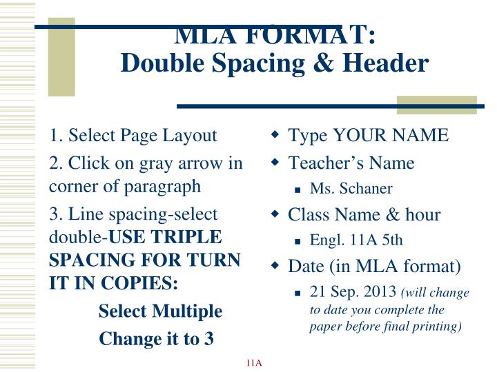 ppt mla format review powerpoint presentation id 2426650