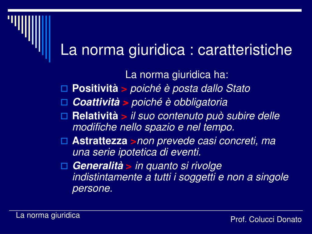 PPT - La norma giuridica PowerPoint Presentation, free download - ID:2426853