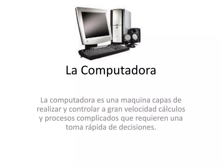 la computadora n.