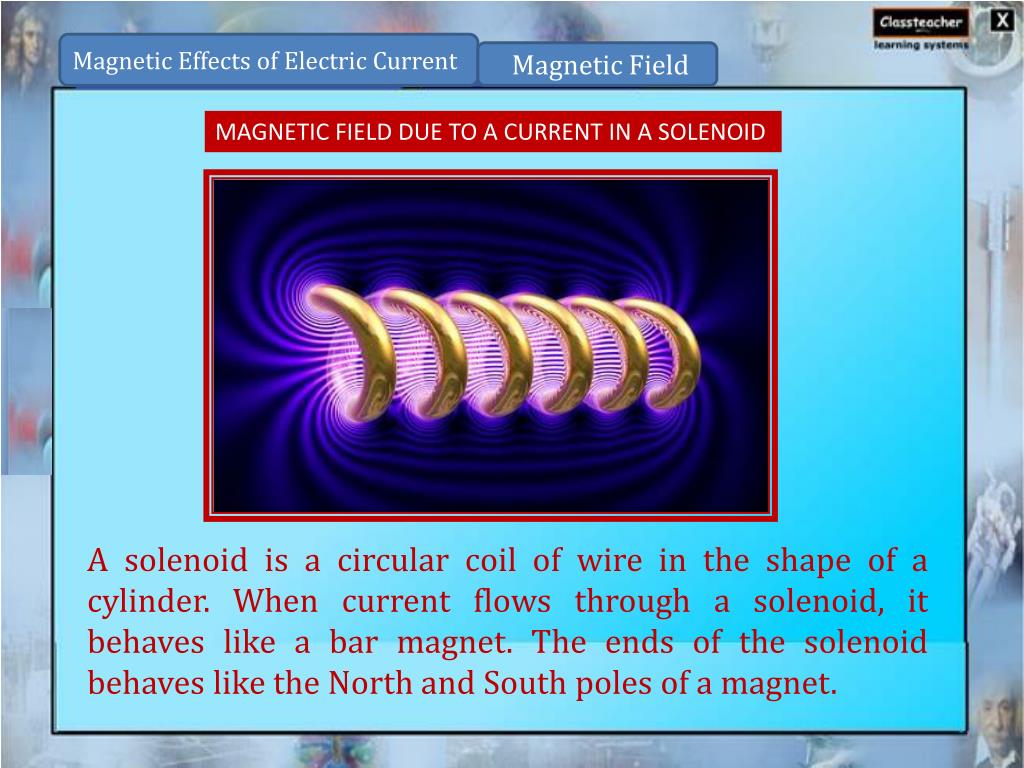 powerpoint presentation of magnetic effect of electric current