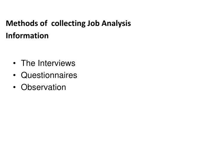 ppt develop personnel plans and job description powerpoint job analysis questionnaires