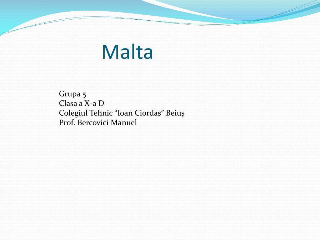 PPT - Malta PowerPoint Presentation - ID:2429164