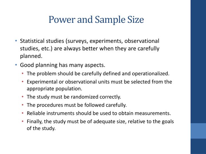 ppt sample size and power calculation powerpoint presentation id statistical power formula