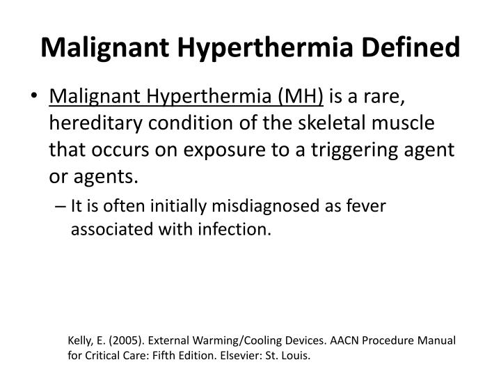 PPT Malignant Hyperthermia (MH) PowerPoint Presentation ID2429650