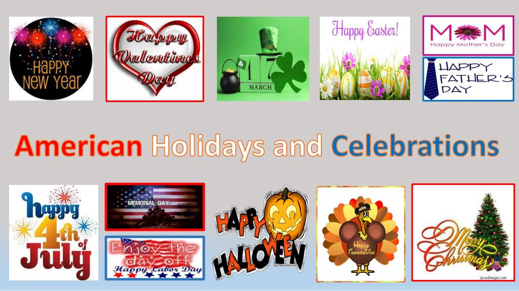 american holidays presentation