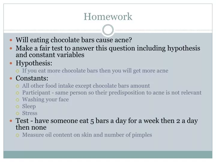 homework n.