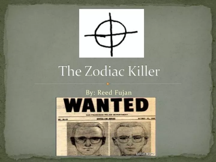 presentation about the zodiac killer