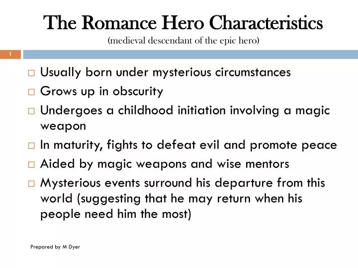 Beowulf Characteristics Of An Epic Hero Chart