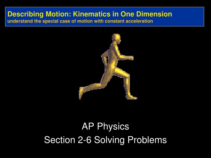 one dimensional kinematics problems pdf