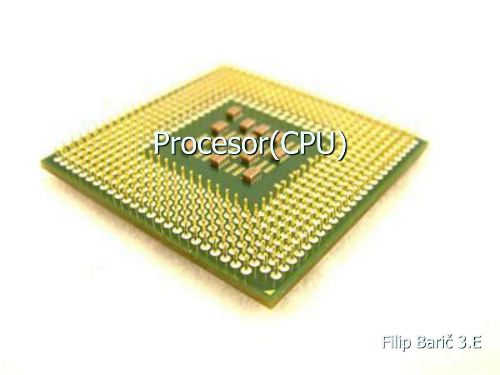PPT - Procesor (CPU) PowerPoint Presentation - ID:2431225