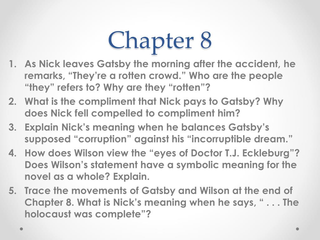 Chapter 8 The Great Gatsby - cloudshareinfo