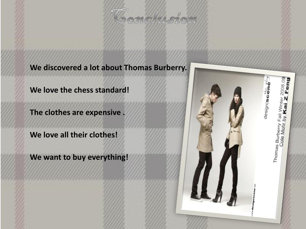PPT - Thomas Burberry PowerPoint Presentation, free download - ID:2431975