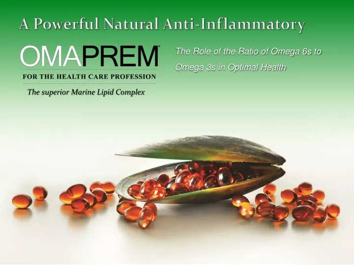 PPT A Powerful Natural AntiInflammatory PowerPoint Presentation