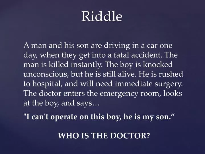 riddle n.