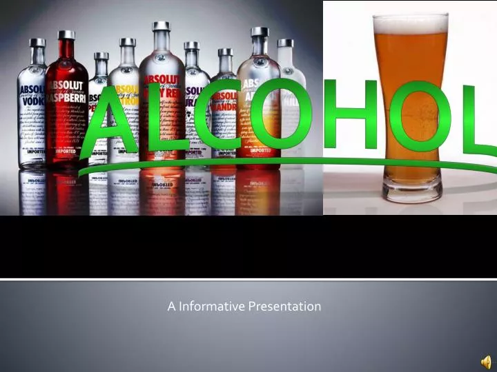 alcohol presentation uk