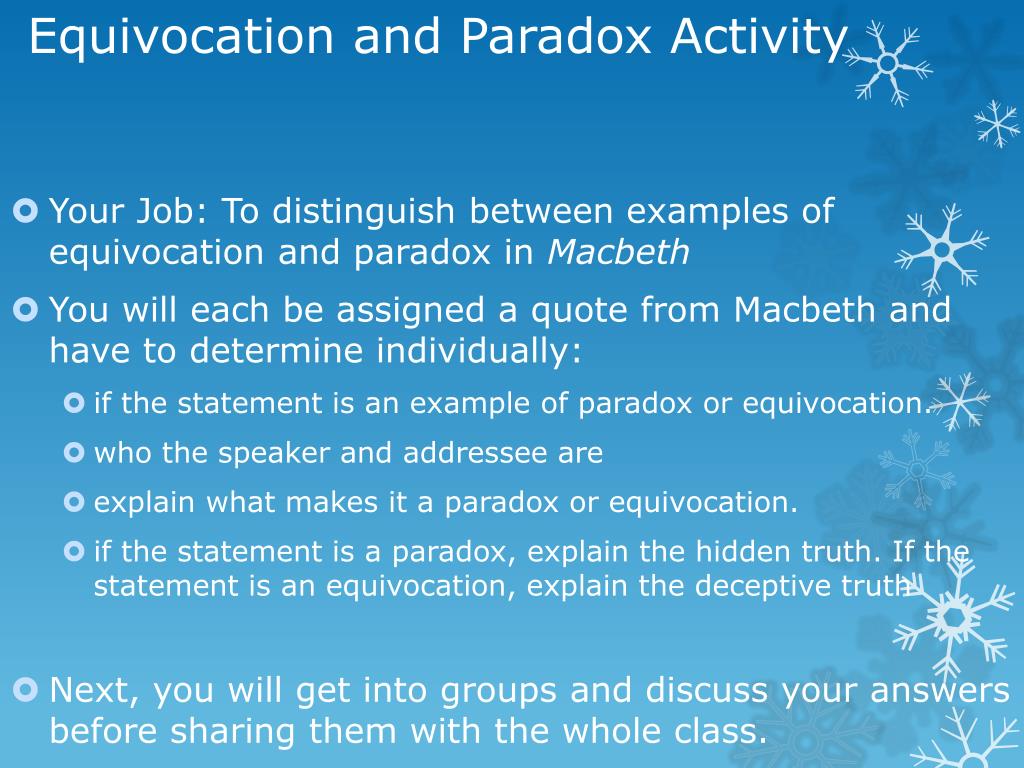 Cliches, Paradoxes & Equivocations: Definitions & Examples - Video