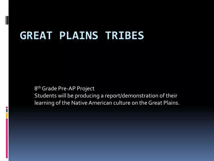 PPT Great Plains Tribes PowerPoint Presentation free download ID PPT Great Plains Tribes PowerPoint Presentation free download ID