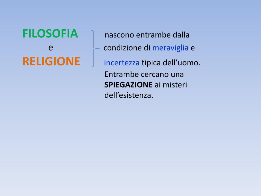 PPT - LE DOMANDE DELLA VITA E LA RELIGIONE PowerPoint Presentation