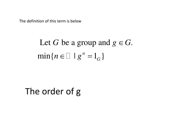 PPT - Group THeory PowerPoint Presentation - ID:2434860