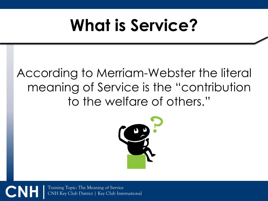 What Is The Real Meaning Of Service