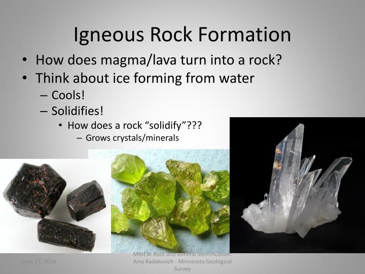 PPT - Mineral and Rock Identification PowerPoint Presentation - ID:2436567