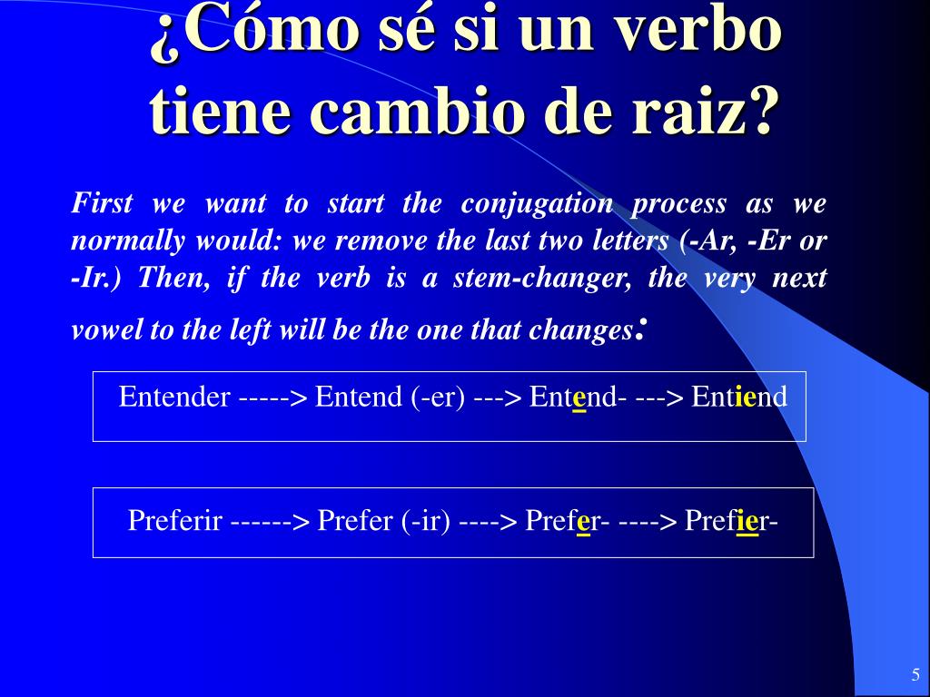 ppt-verbos-con-cambio-de-raiz-en-el-subjuntivo-powerpoint-presentation-id-2436614