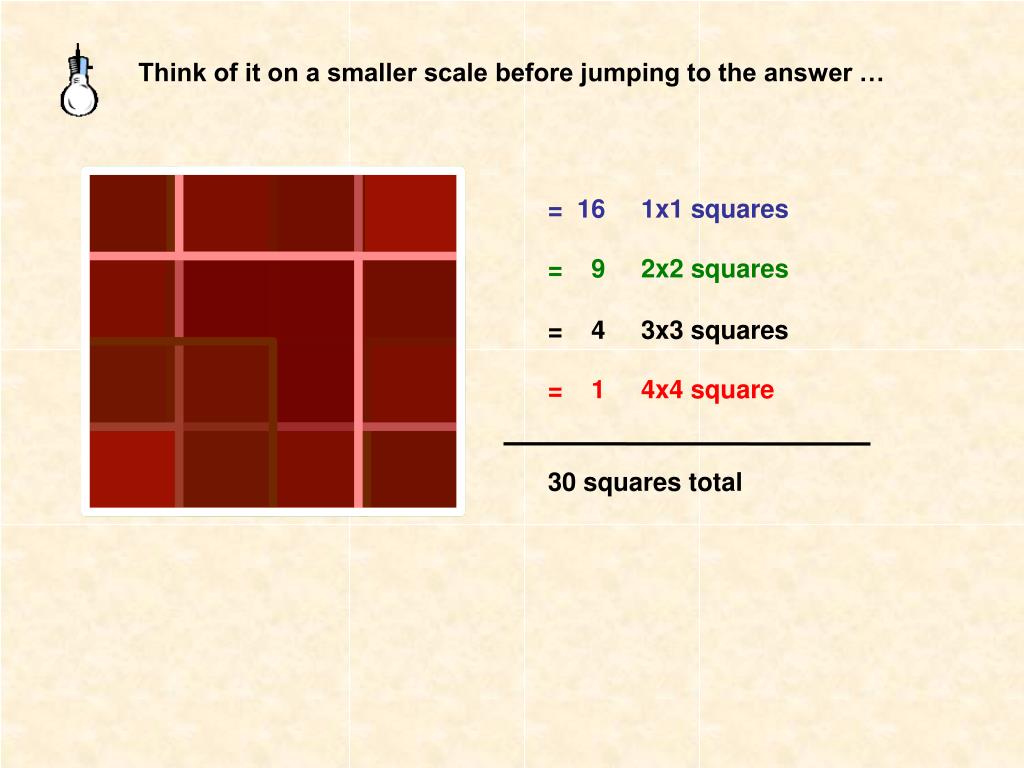 PPT How Many Squares Are There On A Standard Checkerboard 8x8 