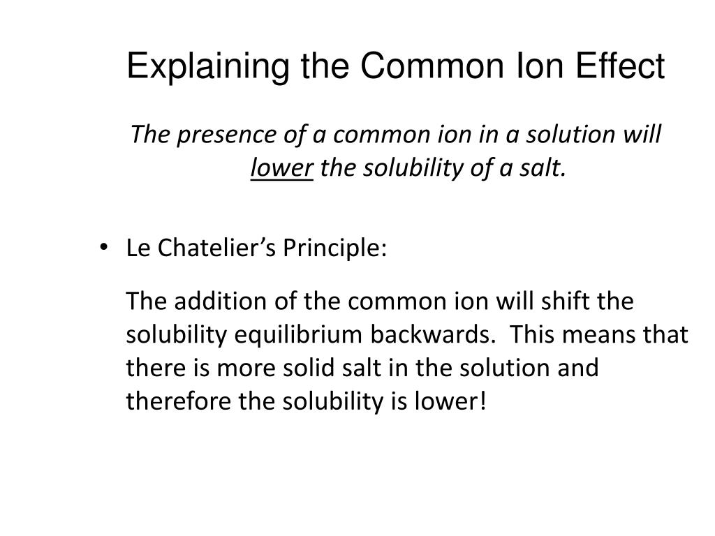 common ion effect on solubility pogil answer key common ion effect on solubility pogil answer key