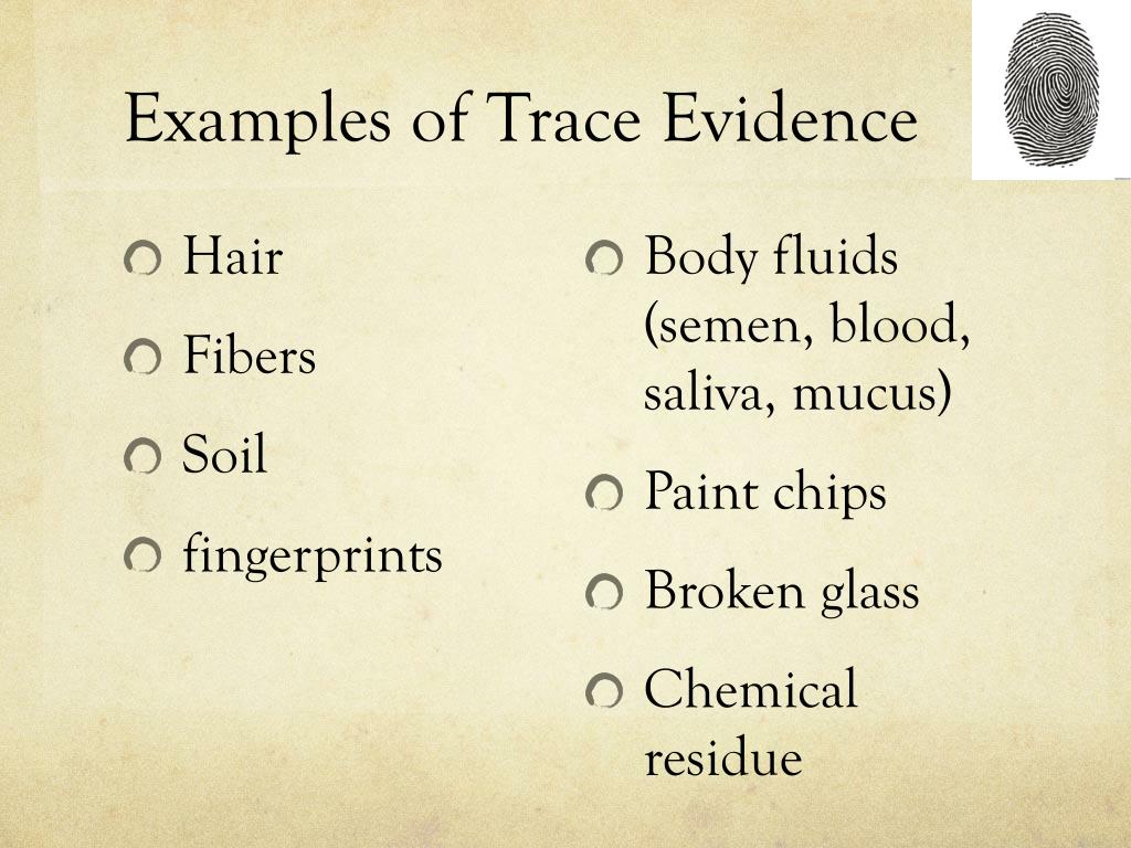 impression evidence examples impression evidence examples