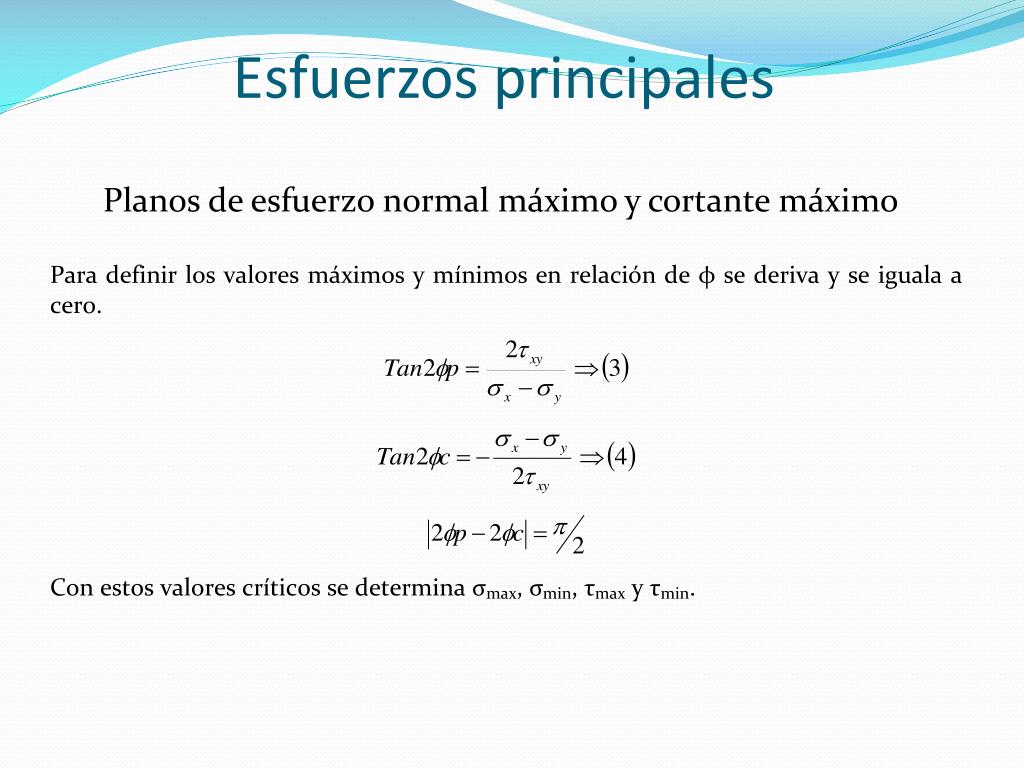 PPT - Análisis Y Transformación De Esfuerzos PowerPoint Presentation ...