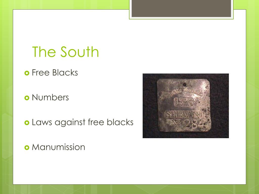 PPT - The Old South and Slavery, 1830-1860 PowerPoint Presentation ...