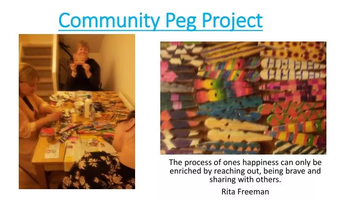 community peg project n.