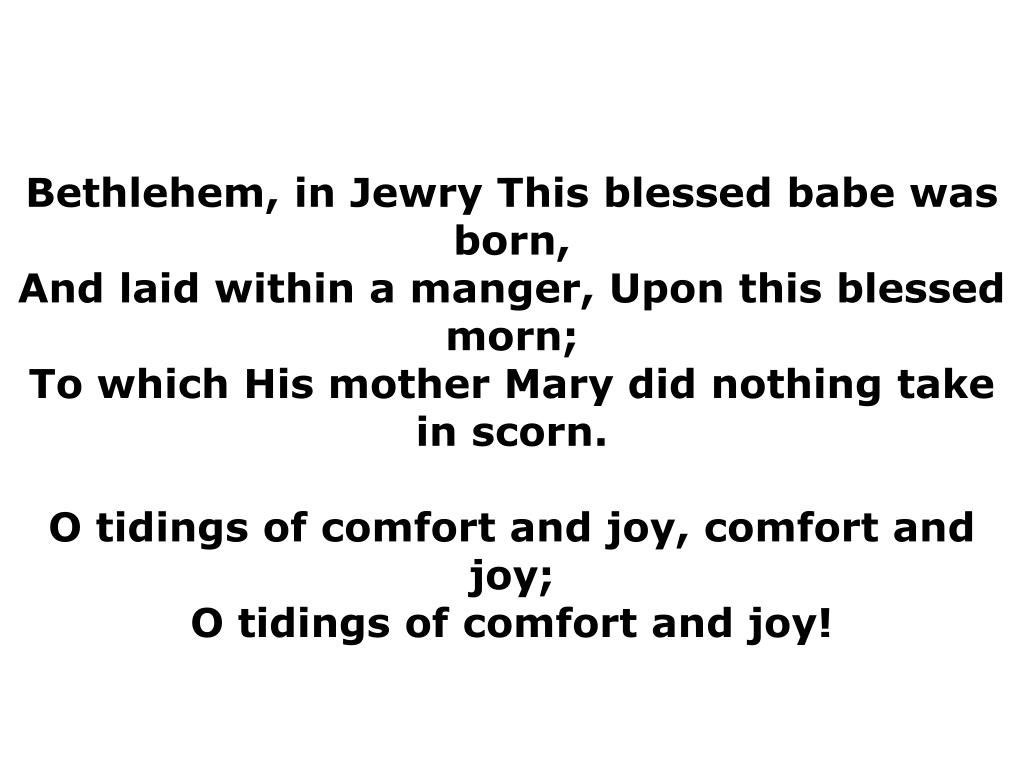Ppt God Rest Ye Merry Gentlemen Powerpoint Presentation Free